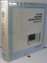 HP 8720A MICROWAVE NETWORK ANALYZER SYSTEM &amp; PROGRAMMING MANUAL 130MHz-2... - £39.33 GBP