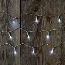UltraLED Battery Operated 42-Inch White Twinkle Light String, Lot of 4 - £13.63 GBP