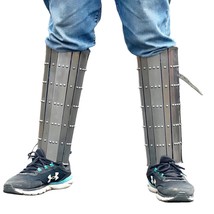 Splinted 16-Gauge Steel Bands Riveted Leg Armor Viking GreavesW/ Leather... - $1,623.81 MXN