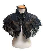 Antique Victorian Black Beaded Cape Capelet S. Carsley Co. Ltd. Montreal... - $203.39 CAD