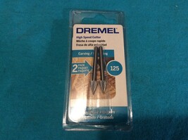 DREMEL 125 HIGH SPEED CUTTER - 2 PACK - CARVING / ENGRAVING - Free Shipping - $10.49
