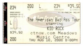 Enfant Rock Concert Ticket Stub August 10 2000 Hartford Connecticut - £26.78 GBP