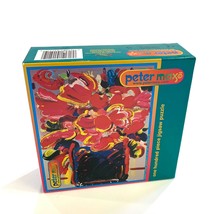 PETER MAX &quot;BOUQUET&quot; ONE HUNDRED PIECE JIGSAW PUZZLE BRAND NEW SEALED IN ... - $265.50