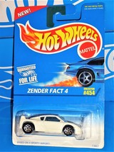 Hot Wheels 1996 Mainline Release #454 Zender Fact 4 White w/ 7SPs - £2.37 GBP