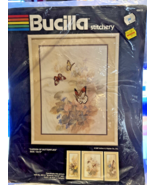 Bucilla Stitchery Kit Garden of Butterflies 40113 NEW - $242.33 MXN