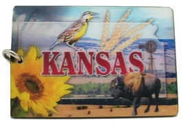 Kansas Double Sided 3D Key Chain - $6.99