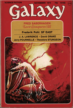 Galaxy Science Fiction November 1974 - Fred Saberhagen / David Drake - Digest - £10.03 GBP