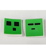 Square Creeper Faces Multicolor Super Cute Video Game Theme Shoe Charms ... - £4.63 GBP