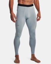 NWT men&#39;s small Under Armour UA RUSH SmartForm Gray Leggings 1370315-465... - $796.67 MXN