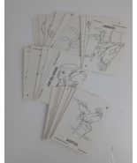 1991 Pro Set Disney The Little Mermaid 36 Color-In Cards please read Des... - $14.85