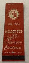 Vintage Matchbook Cover Matchcover Melody Pub Chicago IL - £3.16 GBP