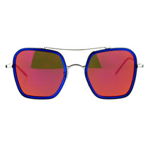 Womens Fashion Sunglasses Unique Square Frame Flat Mirror Lens UV 400 - £9.40 GBP