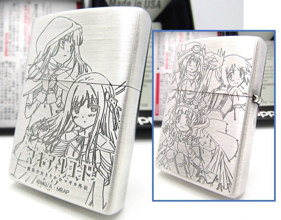 Magia Records Puella Magi Madoka Magica Gaiden ZIPPO 2020 MIB Rare - $52.47