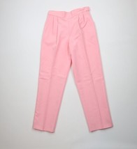 Vintage 70s 80s Rockabilly Hollywood Regency Womens 16 High Waist Knit P... - $34.60