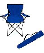 Trademark Innovations Folding Outdoor Beach Camp Chair, 19&quot; L X 30&quot; W X,... - £32.84 GBP