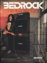 Aerosmith Joe Perry 1990 Bedrock 1200 series guitar amp advertisement ad print - £3.38 GBP