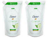 (2 Pack) Dove Caring Hand Wash 2x Refill Pack 16.9fl oz Cucumber and Gre... - $19.79