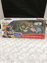 Mattel Disney Pixar Toy Story Buzz &amp; Woody Vacation Gift Pack Hawaiian Not Mint - £60.88 GBP