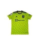 New Adidas Manchester United 3rd 2022/23 Garnacho #49 Jersey Size Medium  - $612.10 MXN