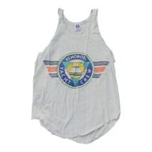 1980’S Rehoboth Plage Yacht Ras Débardeur Taille M - £32.47 GBP