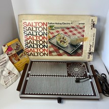 Vintage Salton Electric Hotray-Warming Tray Food Warmer Model H-928 w/ Box - £30.12 GBP