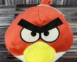 RED ANGRY BIRDS PLUSH SUCTION CUP HANGING TOY 6&quot; - £4.66 GBP