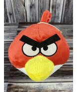RED ANGRY BIRDS PLUSH SUCTION CUP HANGING TOY 6&quot; - £4.67 GBP