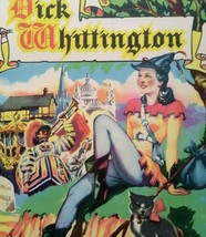 Dick Whittington Theatre Show Mini Print 1930&#39;s Black Cat Lovely Women A... - £25.04 GBP