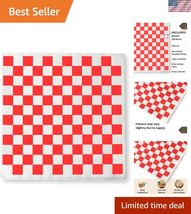 1000 Sheets of Red and White Checkered, Grease - Resistant, Basket Liner... - $69.96
