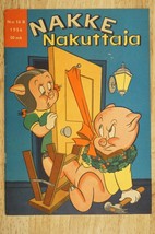 Vintage Nakke Nakuttaja PORKY PIG Looney Tunes Comic Book No 16 B 1956 F... - $14.84