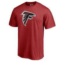 Fanatics Men&#39;s Atlanta Falcons Primary Logo Short Sleeve Tee Red Large - £16.71 GBP