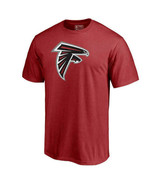 Fanatics Men&#39;s Atlanta Falcons Primary Logo Short Sleeve Tee Red Large - £16.72 GBP