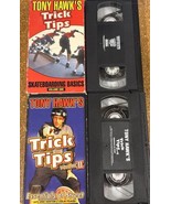 Tony Hawk&#39;s Trick Tips Volumes I &amp; II VHS Skateboarding Y2K Vintage - $9.49