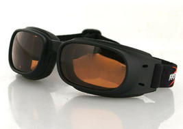 Balboa BPIS01A Piston Black Frame Goggle - Amber Lens - $21.50