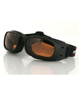 Balboa BPIS01A Piston Black Frame Goggle - Amber Lens - $21.50