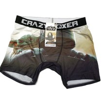 Star Wars The Mandalorian Boxer Briefs Crazy Boxer The Child Art Mens Size Xl - £6.63 GBP