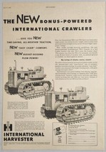 1956 Print Ad International Crawler TD-6 &amp; TD-9 Diesel Tractors Chicago,Illinois - £15.60 GBP