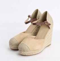 Meotina Espadrille Sandals Women Platform Wees Shoes Bohemia Ankle Strap High He - £50.97 GBP
