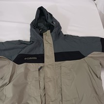 Columbia XM5205 Men’s Brown/Black Full Zip Jacket with Hidden Hood Size Medium image 13