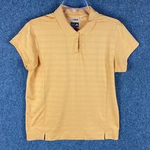 Adidas Golf Polo Shirt Women&#39;s XL Climacool Orange Polyester Blend Adults - $21.00 CAD