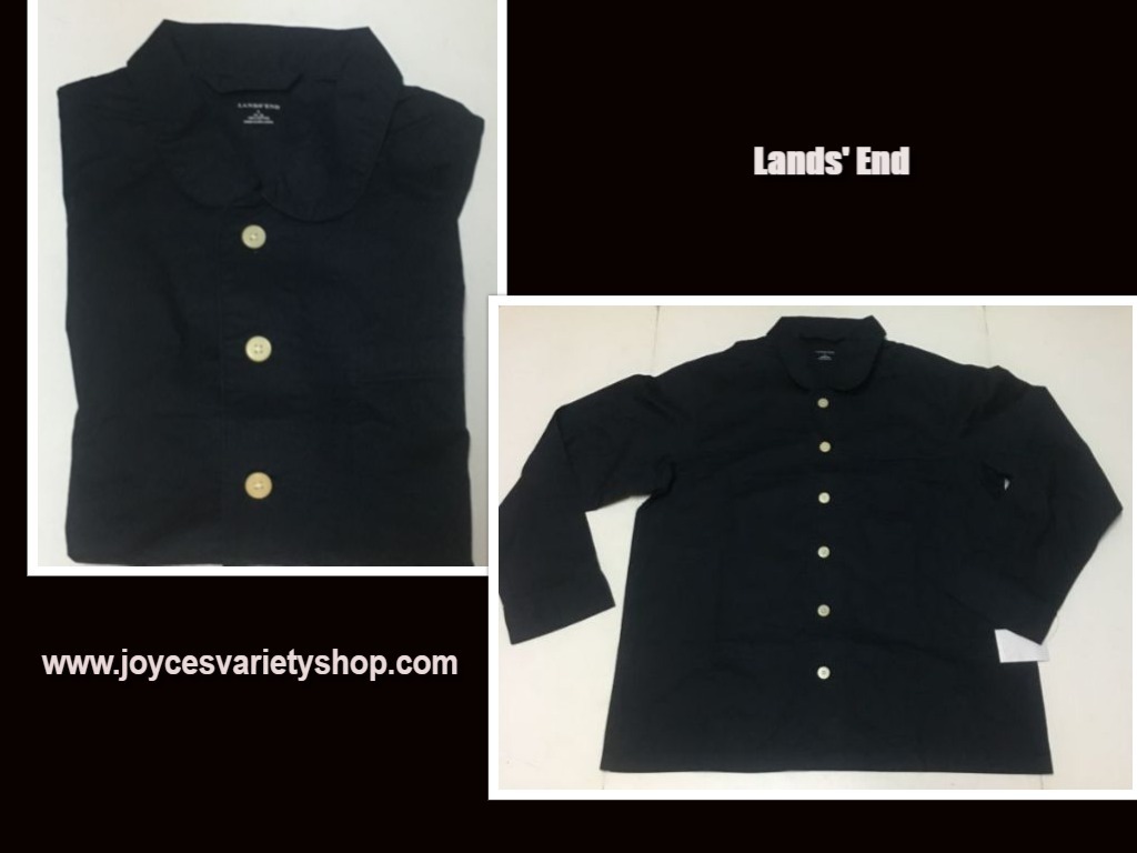 Lands' End Men's Navy Blue Shirt Long Sleeve Sz XL - £8.64 GBP