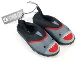 Grey Whale Boys Youth Water Shoes Sz 5/6 Shark Black Grey Beach Summer New - $7.99