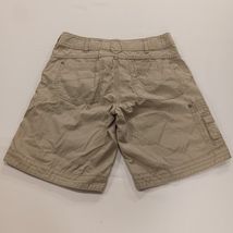 Cabelas Casuals Women's Brown Cargo Utility Cotton Shorts Hiking Size 4 (30×9.5) image 2