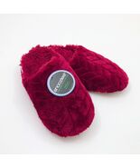 Snoozies Women&#39;s Chevron Pattern Scuff Slippers Medium 7/8 Burgundy - $272.54 MXN