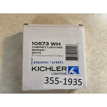 Kichler 9&quot; Connector Cable for Light Bars 10571WH Series 1 White - £6.10 GBP