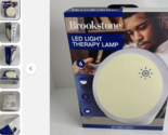 NWT Brookstone LED Light SAD Therapy UV Safe Timer 5 Brightness Levels 1... - $25.71