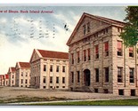 Fila Di Negozi Rock Isola Arsenal Illinois Il 1909 DB Cartolina P26 - $3.03