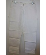 DICKIES MEN&#39;S WHITE 100% COTTON PAINTER PANTS-38x32-NWOT-GREAT PANTS - £16.48 GBP