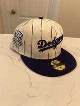 Los Angeles Dodgers Fitted Cap Size 8- 50th Anniversary  - £27.54 GBP