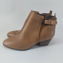 Franco Sarto Women&#39;s Brown Leather Booties L-GARDA Size 8.5 - $7.70